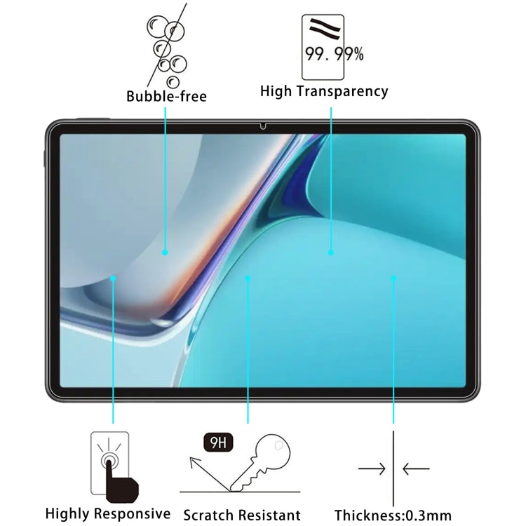 9H 2.5D Explosion-proof Tempered Tablet Glass Film For Xiaomi Pad 6/6 Pro / Huawei MatePad 11 2023 - free shipping - PMC TechLife - Order now!