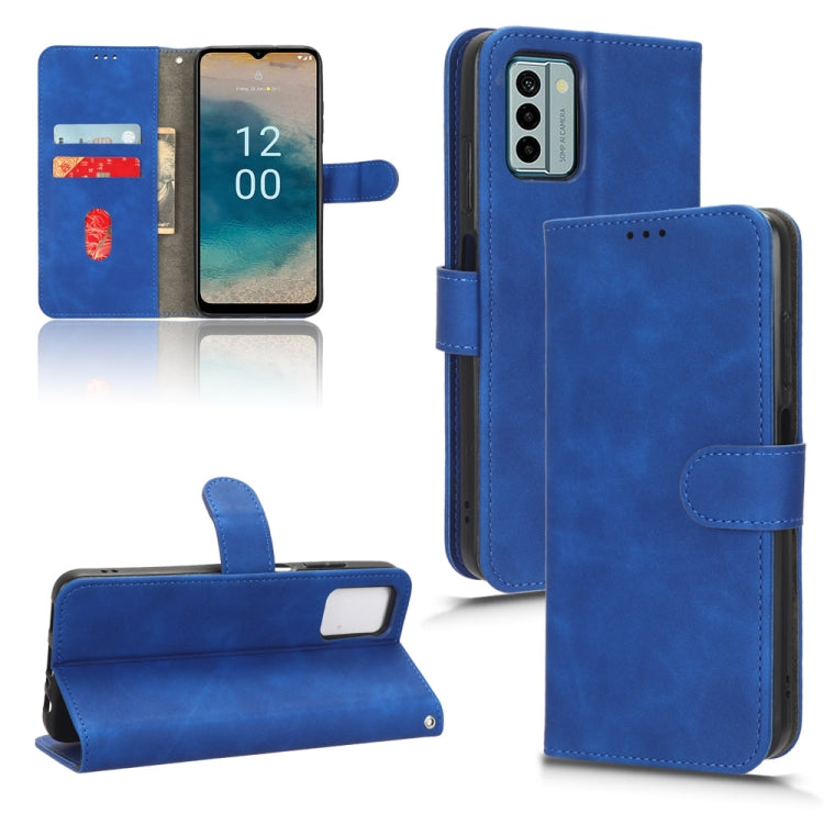For Nokia G22 Skin Feel Magnetic Flip Leather Phone Case(Blue) - free shipping - PMC TechLife - Order now!