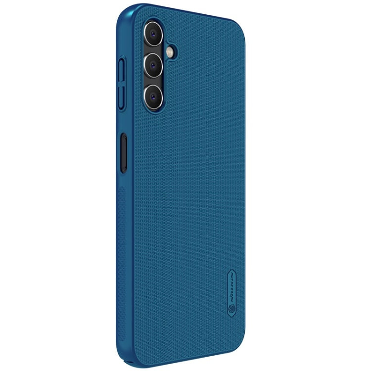 For Samsung Galaxy A14 4G NILLKIN Frosted PC Phone Case(Blue) - Galaxy Phone Cases by NILLKIN | Online Shopping South Africa | PMC TechLife | Buy Now Pay Later Mobicred