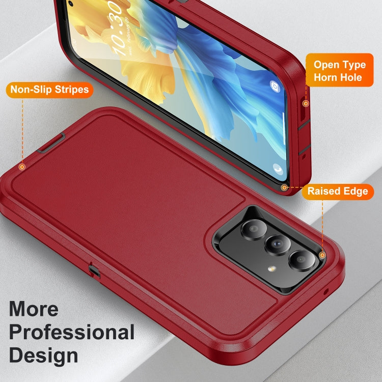 For Samsung Galaxy A54 Life Waterproof Rugged Phone Case(Red + Black) - free shipping - PMC TechLife - Order now!