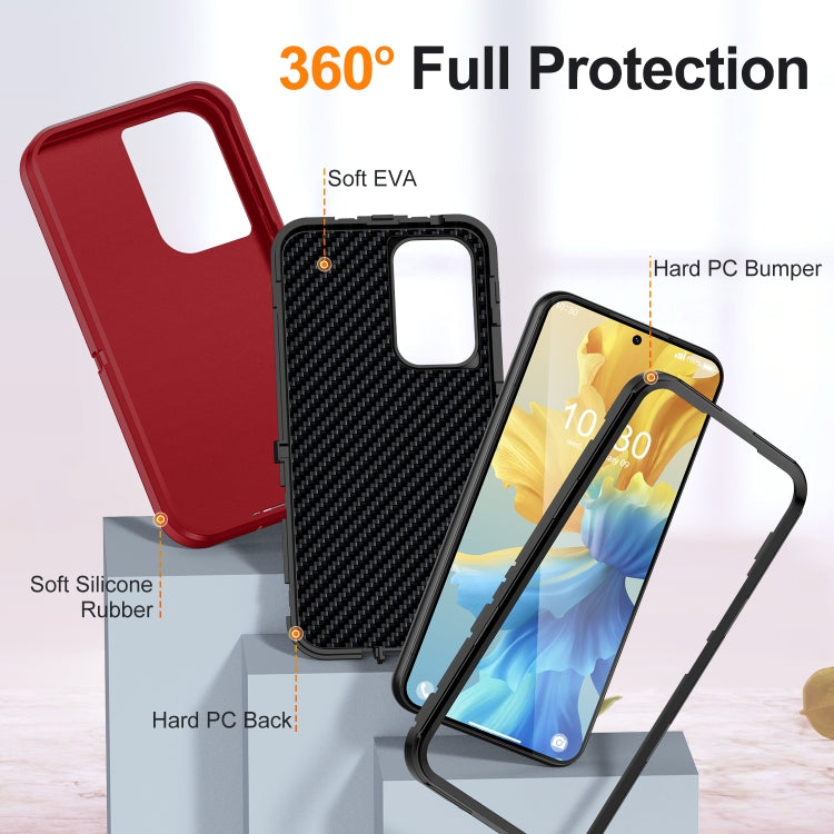 For Samsung Galaxy A54 Life Waterproof Rugged Phone Case(Red + Black) - free shipping - PMC TechLife - Order now!