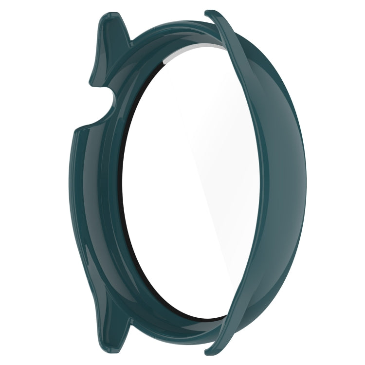 For Amazfit GTR Mini PC + Tempered Film Integrated Watch Protective Case(Pine Green) -  by PMC TechLife | Online Shopping South Africa | PMC TechLife