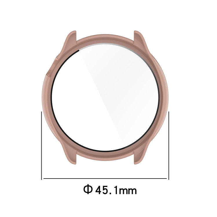For Amazfit GTR Mini PC + Tempered Film Integrated Watch Protective Case(Pink) -  by PMC TechLife | Online Shopping South Africa | PMC TechLife