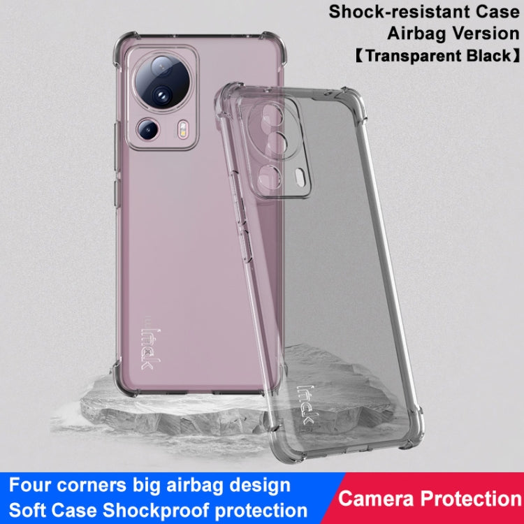 For Xiaomi 13 Lite 5G / Civi 2 5G imak Shockproof Airbag TPU Phone Case(Transparent Black) - free shipping - PMC TechLife - Order now!