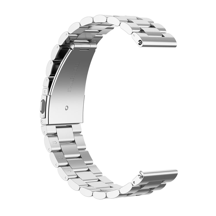 For Honor Watch GS 3i 22mm Three Bead Stainless Steel Metal Watch Band(Silver) -  by PMC TechLife | Online Shopping South Africa | PMC TechLife