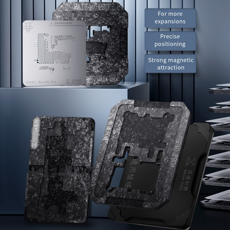 For Huawei Nova 6 5G / Honor V30 Qianli Mega-idea Multi-functional Middle Frame Positioning BGA Reballing Platform - free shipping - PMC TechLife - Order now!