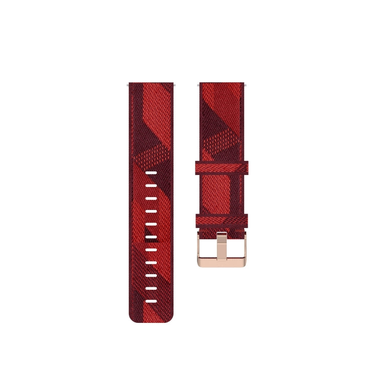 For Honor Watch GS 3i 22mm Nylon Woven Watch Band(Red) - Smart Wear by PMC TechLife | Online Shopping South Africa | PMC TechLife