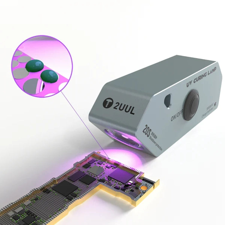 2UUL SC05 Portable High Power Green Oil Glue UV Curing Lamp - free shipping - PMC TechLife - Order now!