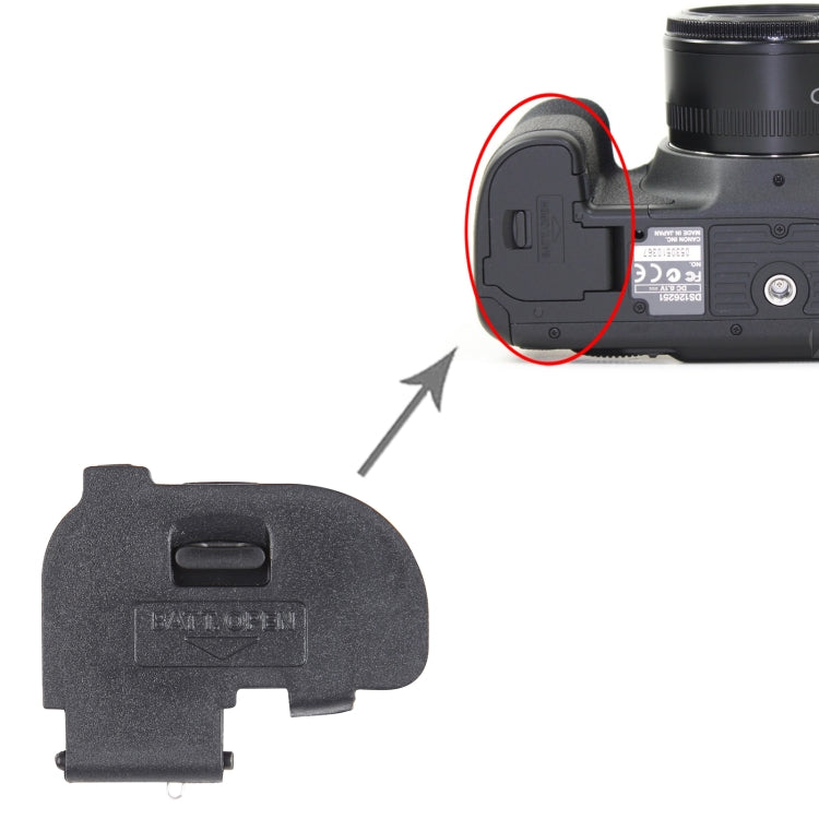 For Canon EOS 7D OEM Battery Compartment Cover - free shipping - PMC TechLife - Order now!