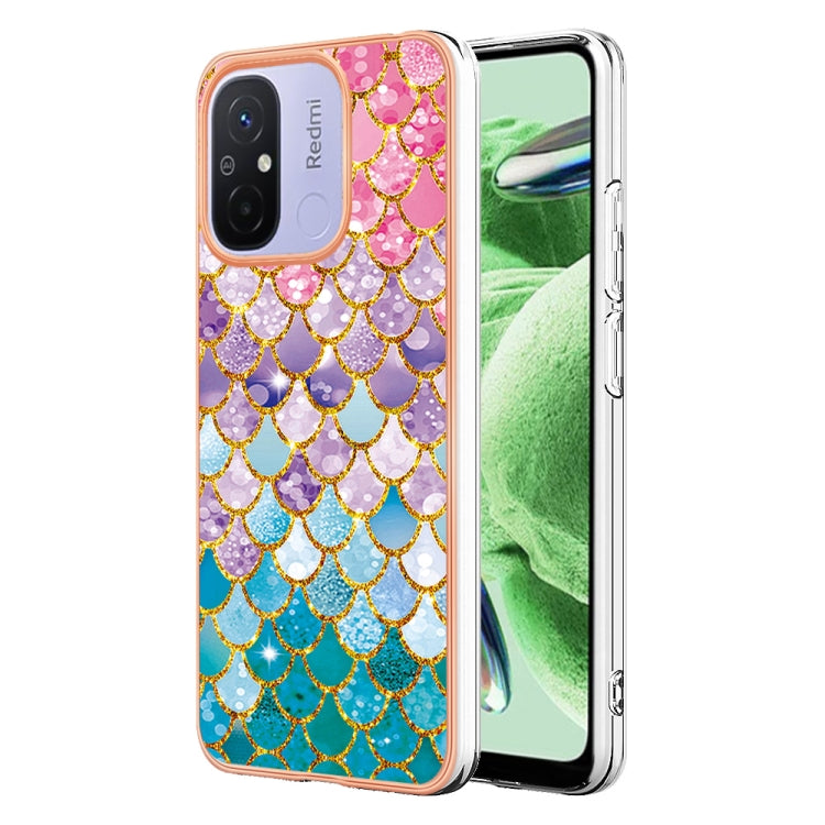 For Xiaomi Redmi 12C/11A 4G Global Electroplating IMD TPU Phone Case(Colorful Scales) - free shipping - PMC TechLife - Order now!