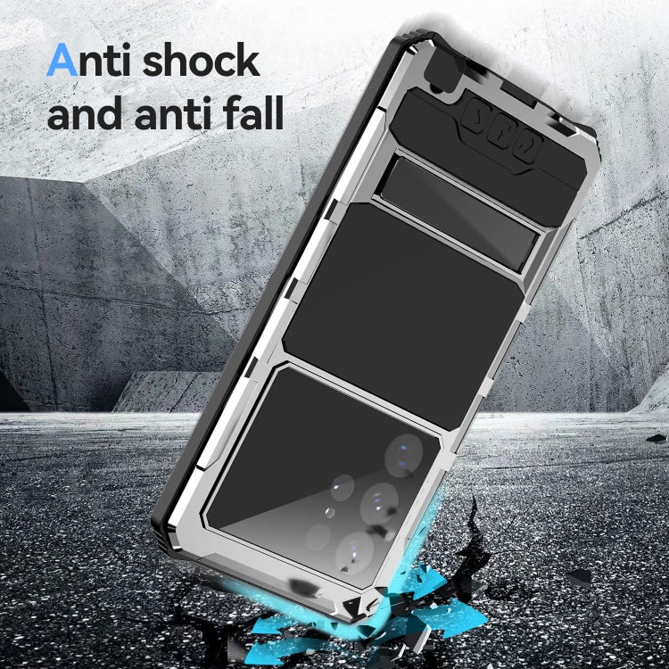 For Samsung Galaxy S23 Ultra 5G R-JUST RJ-56 3rd Gen Life Waterproof Dustproof Shockproof Phone Case(Silver) - Galaxy S23 Ultra 5G Cases by R-JUST | Online Shopping South Africa | PMC TechLife | Buy Now Pay Later Mobicred