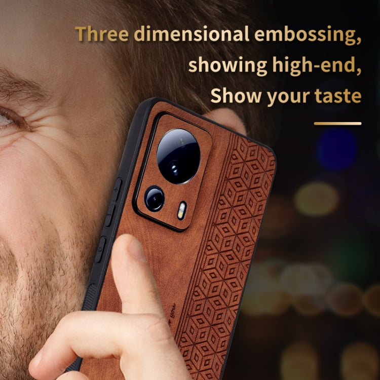 For Xiaomi 13 Lite / Civi 2 AZNS 3D Embossed Skin Feel Phone Case(Purple) - free shipping - PMC TechLife - Order now!