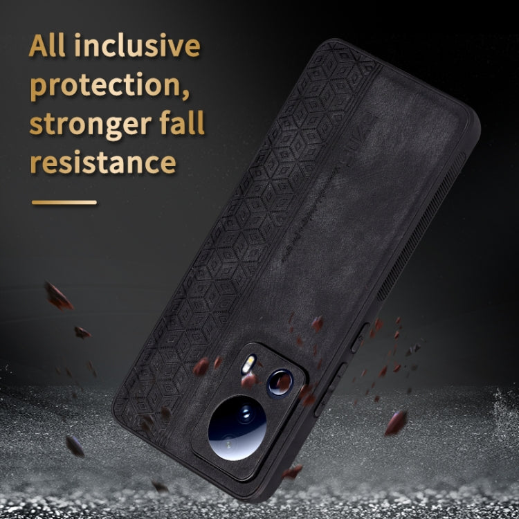 For Xiaomi 13 Lite / Civi 2 AZNS 3D Embossed Skin Feel Phone Case(Purple) - free shipping - PMC TechLife - Order now!