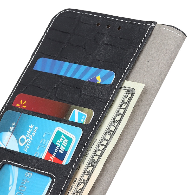 For Nokia C32 4G Magnetic Crocodile Texture Horizontal Flip Leather Phone Case(Black) - free shipping - PMC TechLife - Order now!