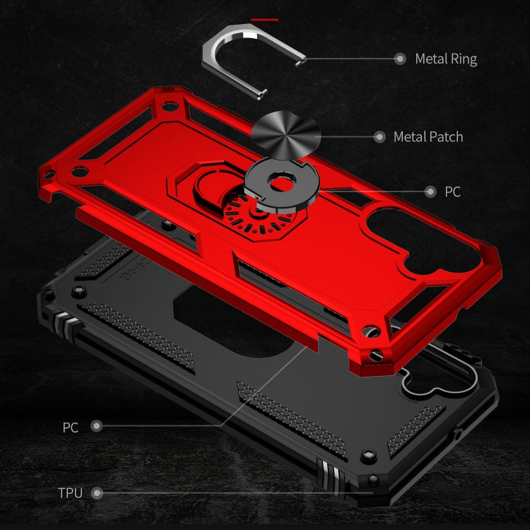 For Samsung Galaxy A24 4G Shockproof TPU + PC Phone Case(Red) - free shipping - PMC TechLife - Order now!