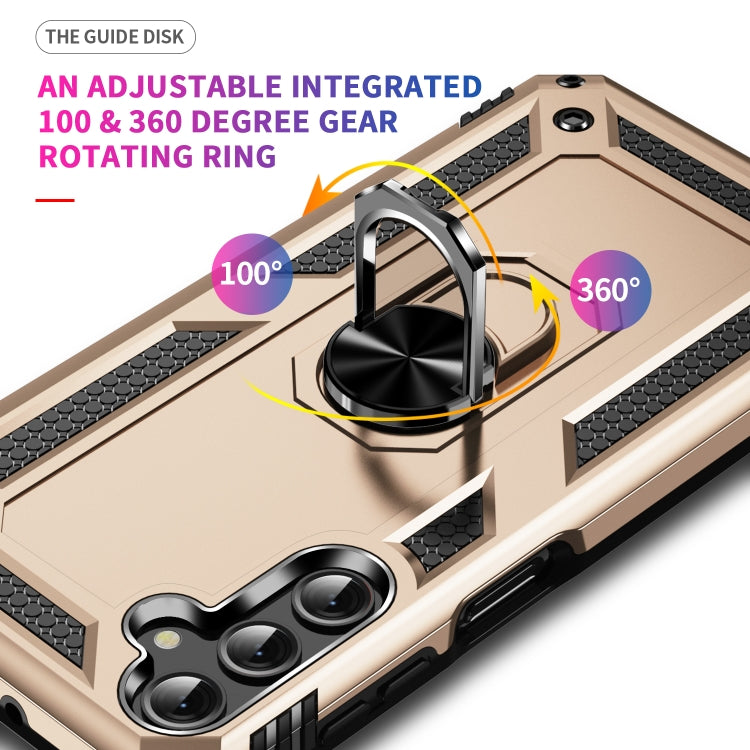 For Samsung Galaxy A24 4G Shockproof TPU + PC Phone Case(Gold) - free shipping - PMC TechLife - Order now!