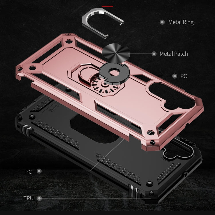 For Samsung Galaxy A24 4G Shockproof TPU + PC Phone Case(Rose Gold) - free shipping - PMC TechLife - Order now!