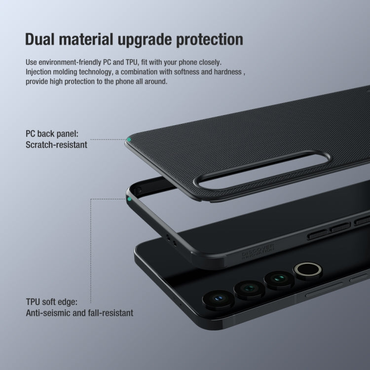 For Meizu 20 Pro NILLKIN Frosted Shield Pro PC + TPU Phone Case(Black) - free shipping - PMC TechLife - Order now!