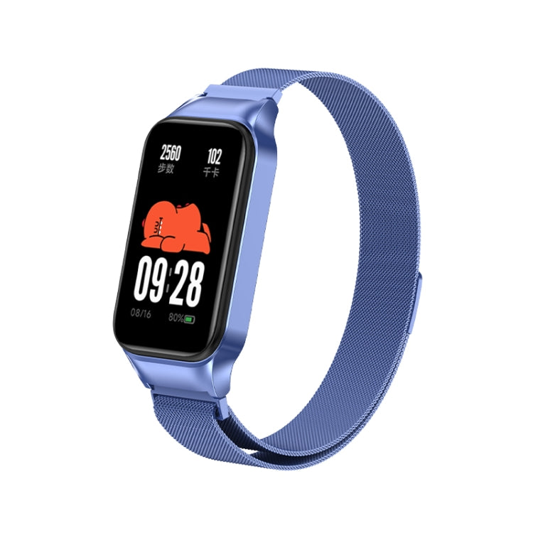 For Redmi Band 2 Milan Magnetic Metal Watch Band(Midnight Blue) - Smart Wear by PMC TechLife | Online Shopping South Africa | PMC TechLife