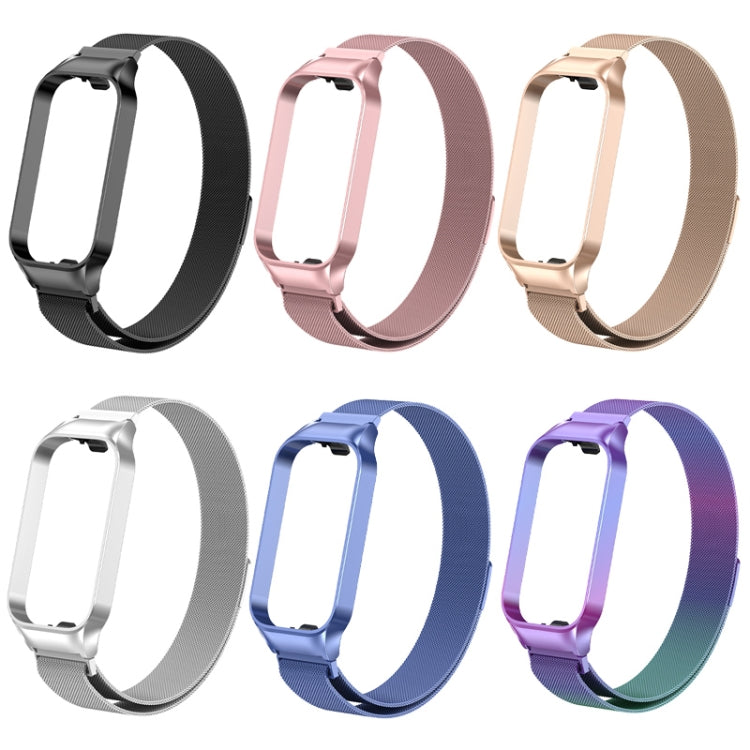 For Redmi Band 2 Milan Magnetic Metal Watch Band(Silver) - Smart Wear by PMC TechLife | Online Shopping South Africa | PMC TechLife