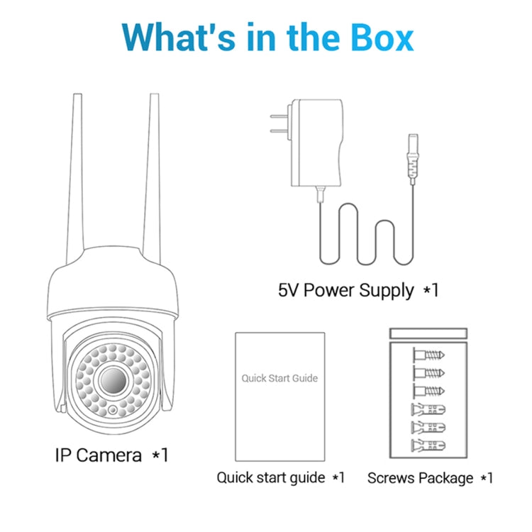 ESCAM PVR007 3MP Smart HD WiFi Camera Support Full Color Night Vision / Motion Detection / Sound Alarm / TF Card(US Plug) - Wireless Camera by ESCAM | Online Shopping South Africa | PMC TechLife | Buy Now Pay Later Mobicred