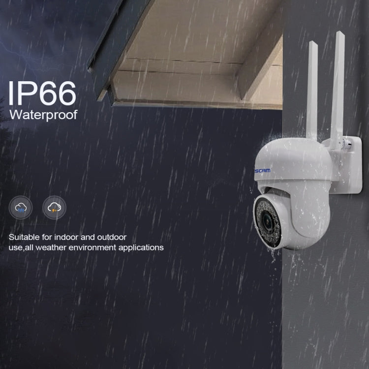 ESCAM PVR007 3MP Smart HD WiFi Camera Support Full Color Night Vision / Motion Detection / Sound Alarm / TF Card(US Plug) - Wireless Camera by ESCAM | Online Shopping South Africa | PMC TechLife | Buy Now Pay Later Mobicred