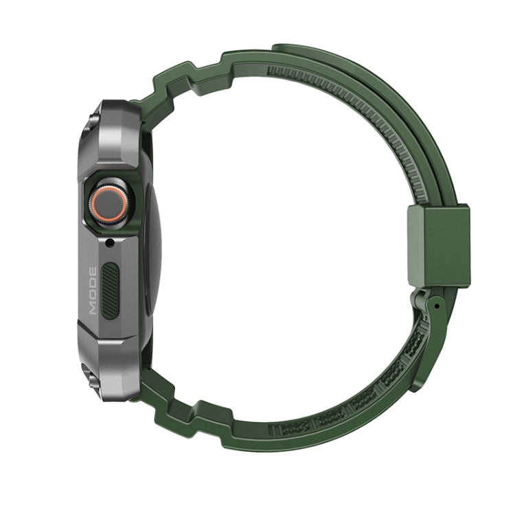 NILLKIN Ruidong Series Alloy + TPU Integrated Watch Band For Apple Watch Series 8&7 45mm(Green) - Watch Bands by NILLKIN | Online Shopping South Africa | PMC TechLife | Buy Now Pay Later Mobicred