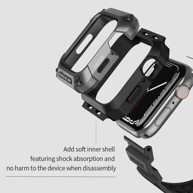 NILLKIN Ruidong Series Alloy + TPU Integrated Watch Band For Apple Watch Series SE 2&6&SE&5&4 44mm(Green) - free shipping - PMC TechLife - Order now!
