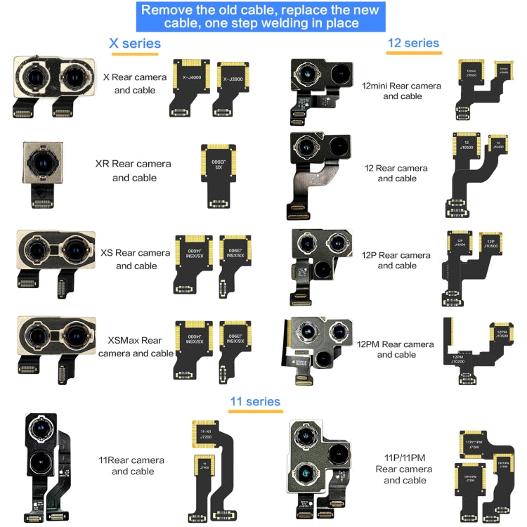 For iPhone XR J3900 i2C Back Facing Wide Camera Cable - Flex Cable by PMC TechLife | Online Shopping South Africa | PMC TechLife