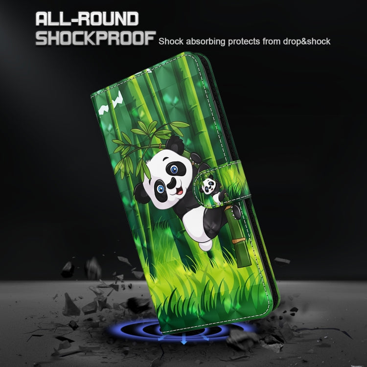 For Xiaomi Redmi Note 12 4G Global 3D Painting Pattern Flip Leather Phone Case(Bamboo Panda) - free shipping - PMC TechLife - Order now!