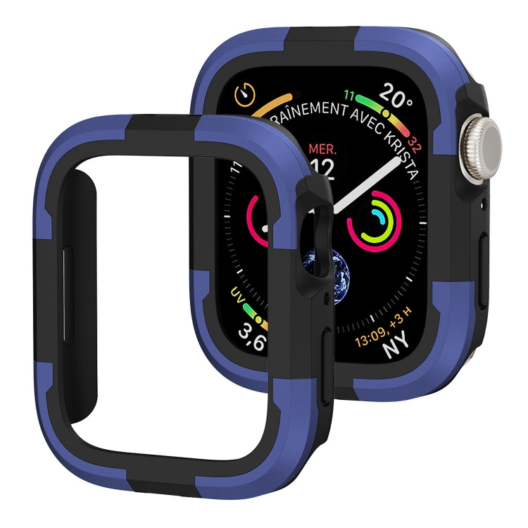 For Apple Watch Series 8 & 7 41mm Armor Frame Watch Case(Purple) - Smart Wear by PMC TechLife | Online Shopping South Africa | PMC TechLife