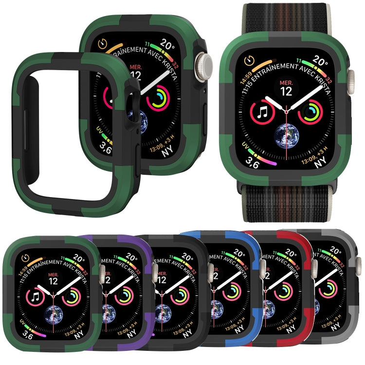 For Apple Watch Series 8 & 7 45mm Armor Frame Watch Case(Red) - Smart Wear by PMC TechLife | Online Shopping South Africa | PMC TechLife