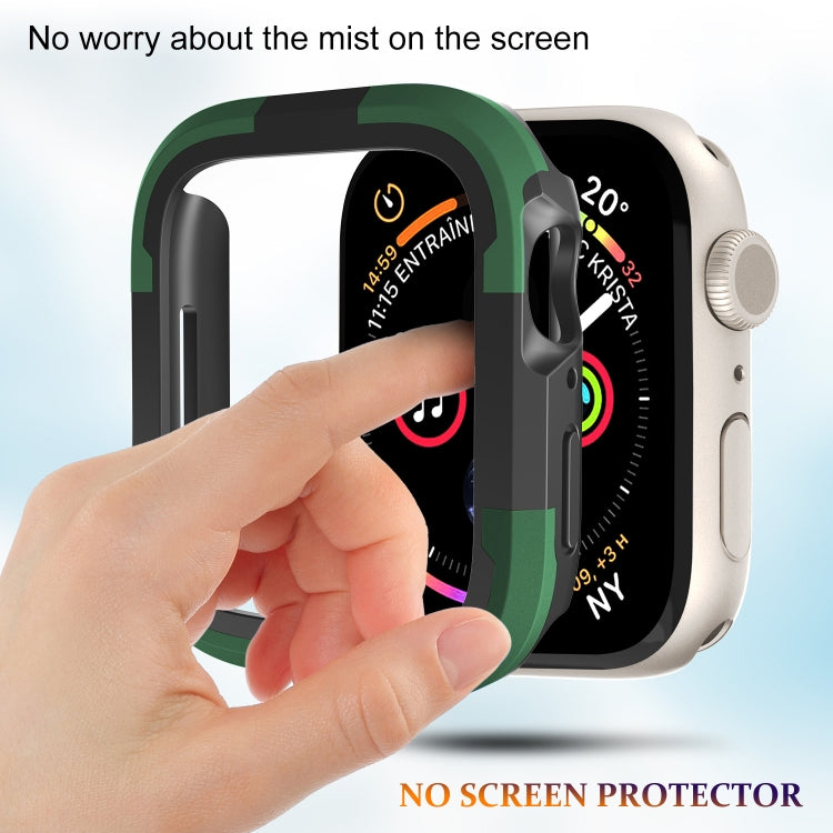 For Apple Watch Ultra 49mm Armor Frame Watch Case(Green) - Smart Wear by PMC TechLife | Online Shopping South Africa | PMC TechLife