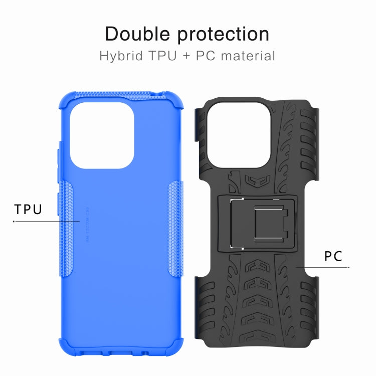 For Xiaomi Redmi 12C Tire Texture TPU + PC Phone Case with Holder(Purple) - free shipping - PMC TechLife - Order now!