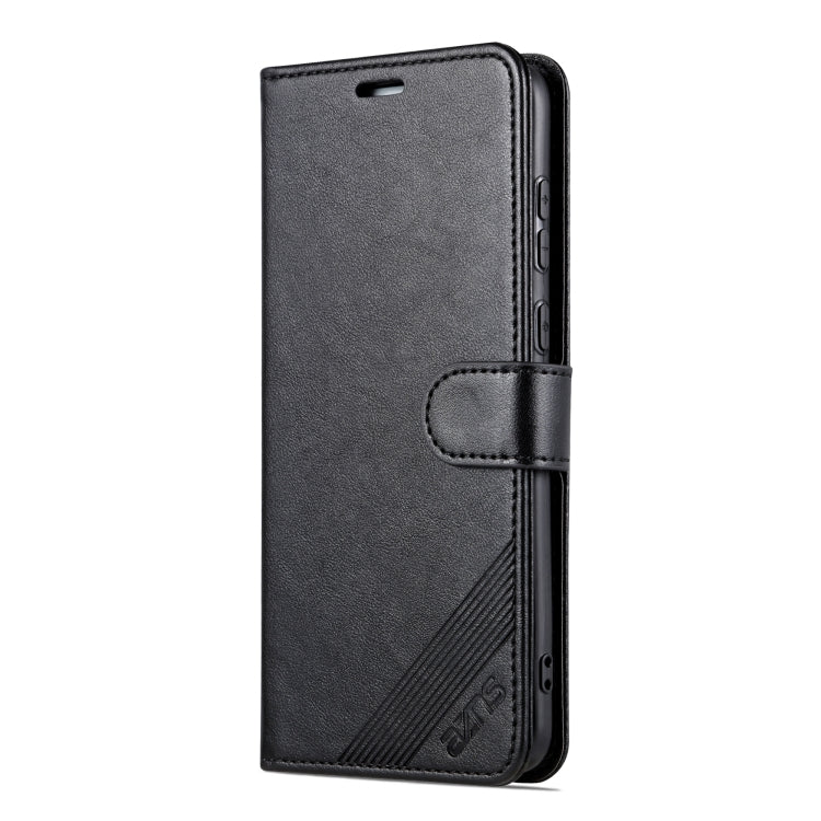 For Huawei P60 / P60 Pro AZNS Sheepskin Texture Flip Leather Phone Case(Black) - Huawei Cases by AZNS | Online Shopping South Africa | PMC TechLife | Buy Now Pay Later Mobicred