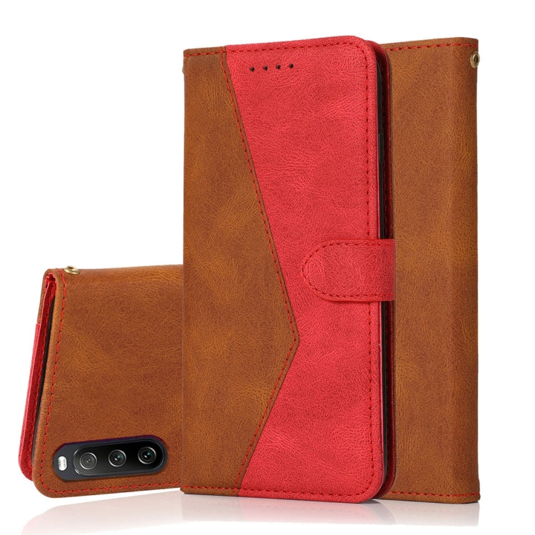 For Sony Xperia 10 V 2023 Dual-color Stitching Leather Phone Case(Brown Red) - free shipping - PMC TechLife - Order now!