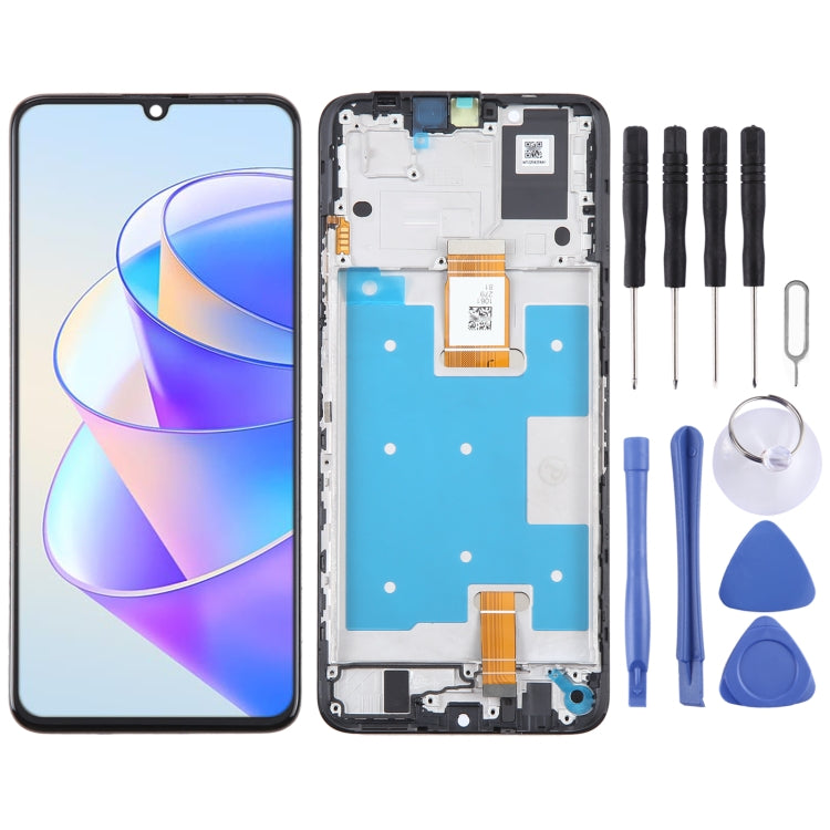 Original LCD Screen For Honor X7a Digitizer Full Assembly with Frame - free shipping - PMC TechLife - Order now!