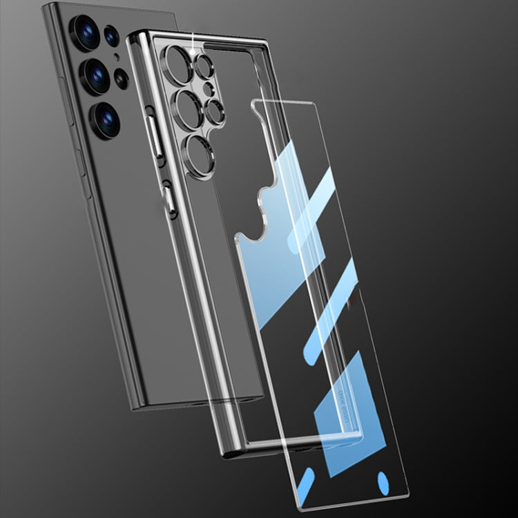 For Samsung Galaxy S23 Ultra 5G GKK Space Frame Transparent PC+TPU Phone Case(Transparent) - free shipping - PMC TechLife - Order now!