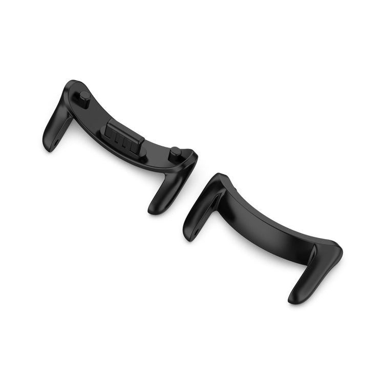For Xiaomi Mi Band 8 1 Pair Stainless steel Metal Watch Band Connector(Black) -  by PMC TechLife | Online Shopping South Africa | PMC TechLife