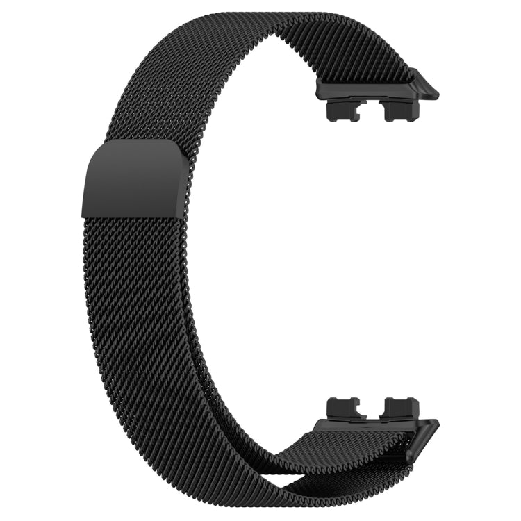 For Huawei Band 10 / 9 / 8 Milanese Metal Watch Band(Black) - Watch Bands by PMC TechLife | Online Shopping South Africa | PMC TechLife | Buy Now Pay Later Mobicred