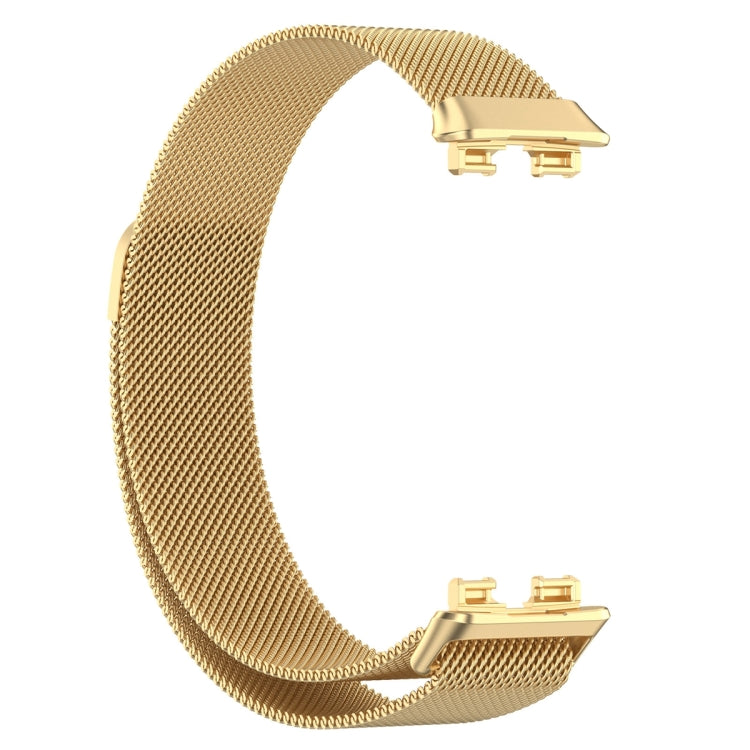 For Huawei Band 10 / 9 / 8 Milanese Metal Watch Band(Gold) - Watch Bands by PMC TechLife | Online Shopping South Africa | PMC TechLife | Buy Now Pay Later Mobicred