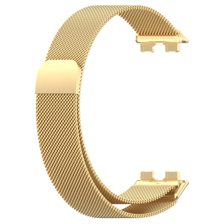 For Huawei Band 10 / 9 / 8 Milanese Metal Watch Band(Gold) - Watch Bands by PMC TechLife | Online Shopping South Africa | PMC TechLife | Buy Now Pay Later Mobicred