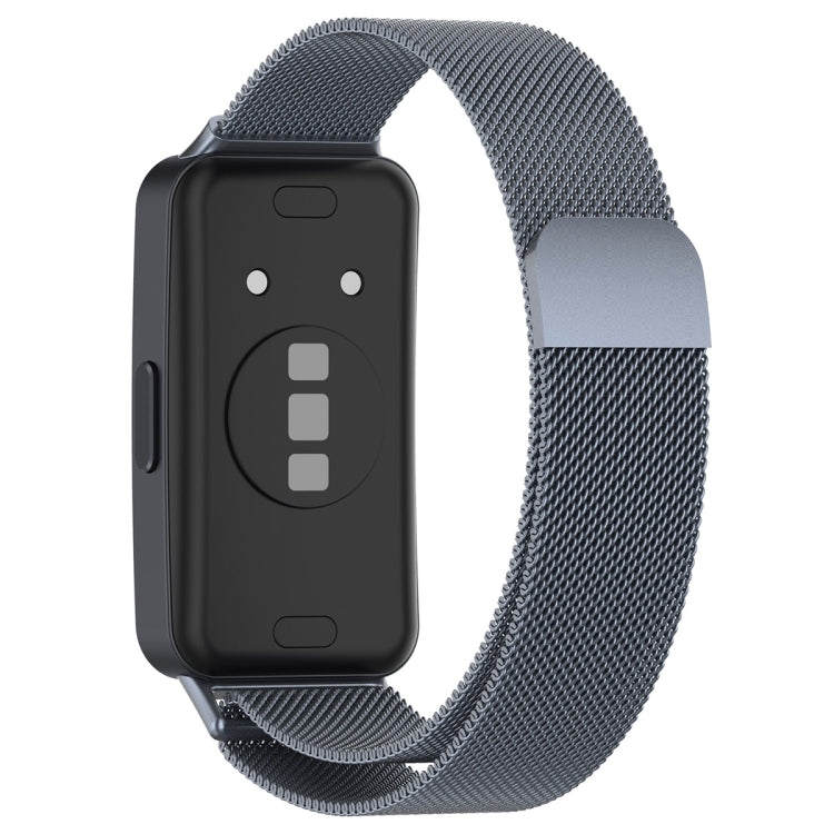 For Huawei Band 10 / 9 / 8 Milanese Metal Watch Band(Space Grey) - Watch Bands by PMC TechLife | Online Shopping South Africa | PMC TechLife | Buy Now Pay Later Mobicred