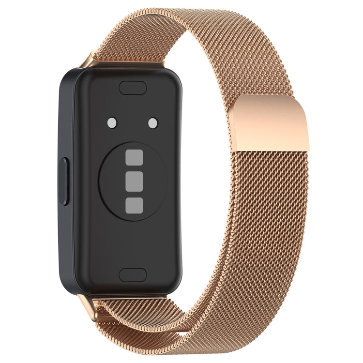 For Huawei Band 10 / 9 / 8 Milanese Metal Watch Band(Rose Gold) - free shipping - PMC TechLife - Order now!