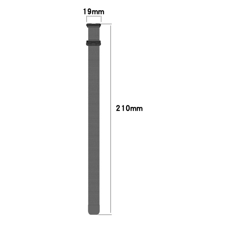 For Huawei Band 8 Milanese Metal Watch Band(Champagne Color) - Smart Wear by PMC TechLife | Online Shopping South Africa | PMC TechLife