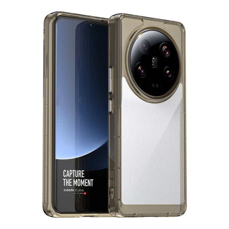 For Xiaomi 13 Ultra Colorful Series Acrylic + TPU Phone Case(Transparent Grey) - free shipping - PMC TechLife - Order now!