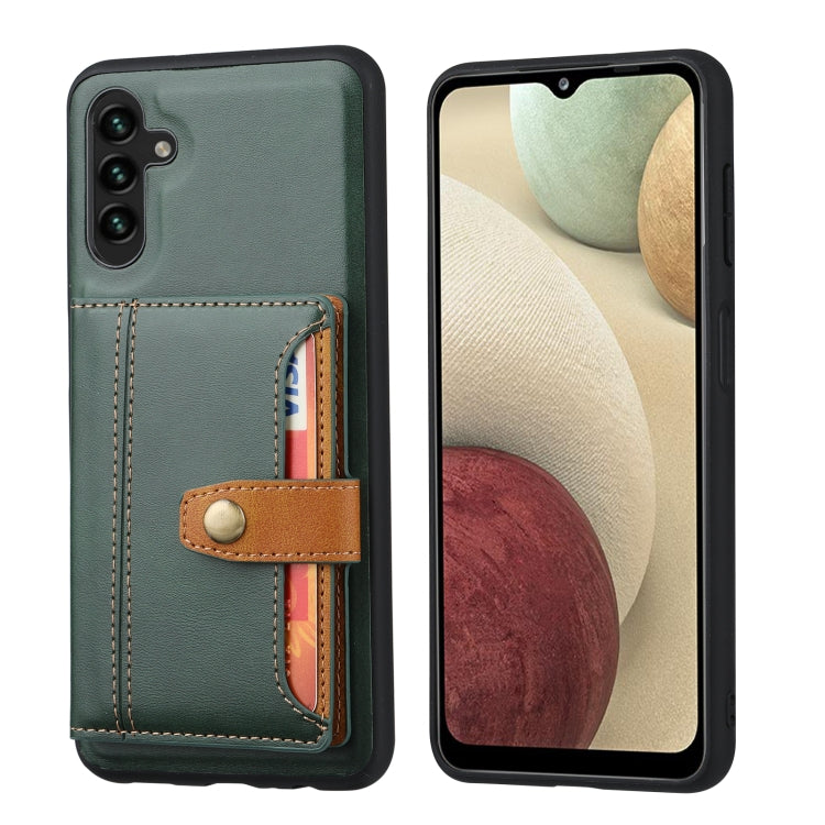 For Samsung Galaxy A24 4G Calfskin Card Slot TPU + PU Phone Case(Green) - free shipping - PMC TechLife - Order now!