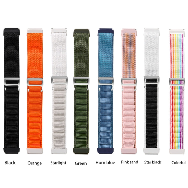 For Huawei Band 7 Loop Nylon Watch Band(Pink) - Smart Wear by PMC TechLife | Online Shopping South Africa | PMC TechLife