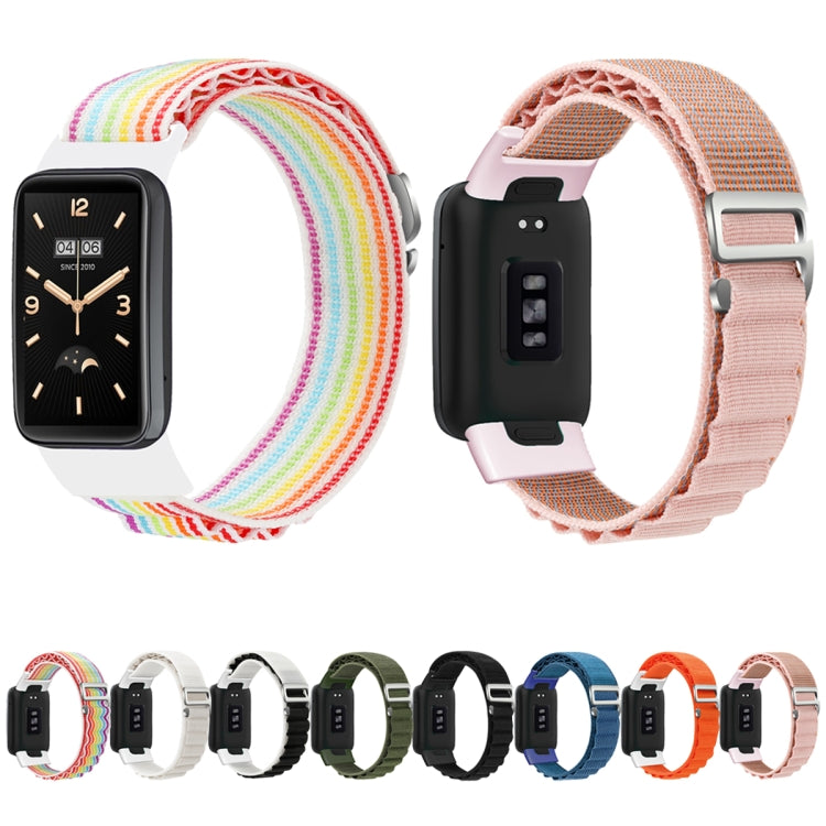 For Xiaomi Mi Band 7 Pro Loop Nylon Watch Band(Blue) - Smart Wear by PMC TechLife | Online Shopping South Africa | PMC TechLife