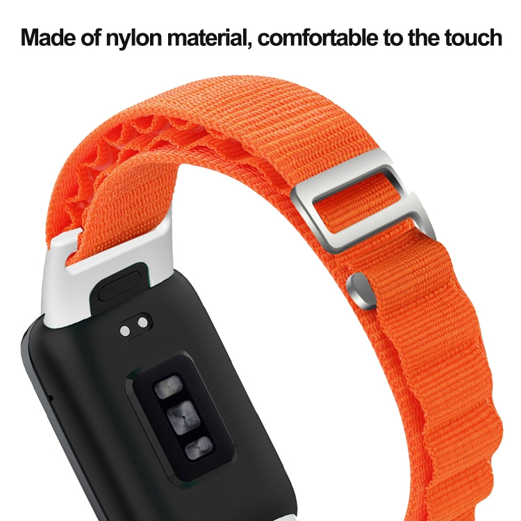 For Xiaomi Mi Band 7 Pro Loop Nylon Watch Band(Orange) - Smart Wear by PMC TechLife | Online Shopping South Africa | PMC TechLife